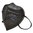 FFP2 Schutzmaske mit CE 95% Filter Farbe schwarz