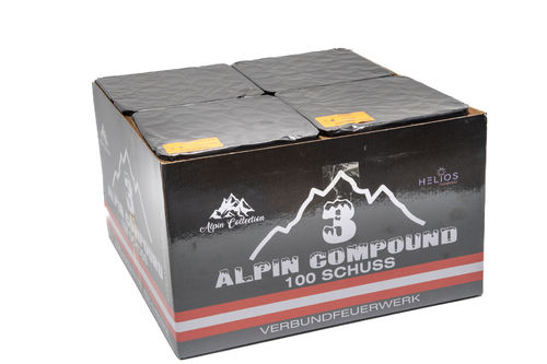 Alpin Verbundfeuerwerk 100 Schuss caliber 30mm